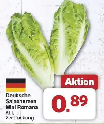 Famila Nord West Deutsche Salatherzen Mini Romana 2er-Packung Angebot