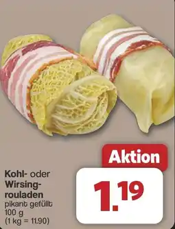 Famila Nord West Kohl- oder Wirsing- rouladen Angebot