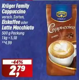 Simmel Krüger Family Cappuccino, Eiskaffee oder Latte Macchiato Angebot