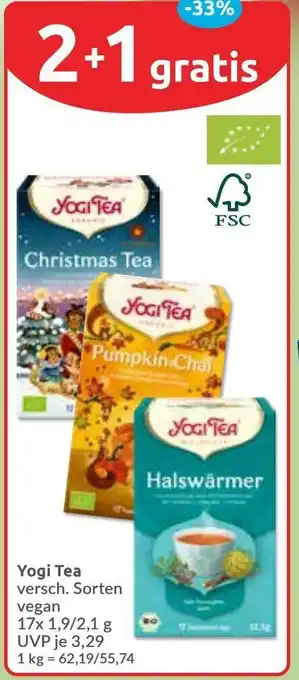 Budni Yogi Tea Angebot
