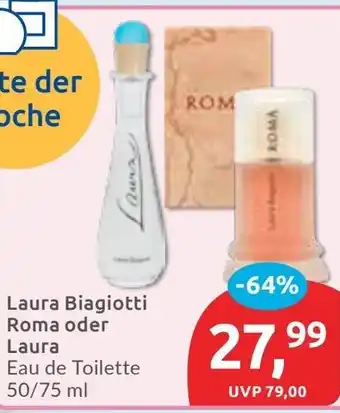 Budni Laura Biagiotti Roma oder Laura Eau de Toilette Angebot