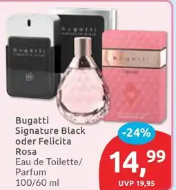 Budni Bugatti Signature Black oder Felicita Rosa Eau de Toilette/ Parfum Angebot