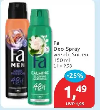 Budni Fa Deo-Spray Angebot