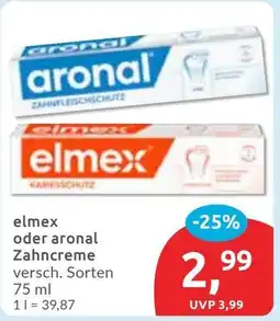 Budni elmex oder aronal Zahncreme Angebot