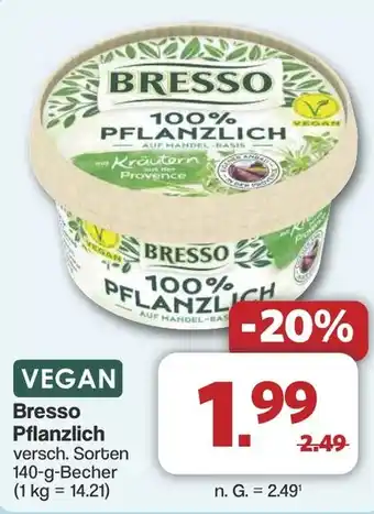 Famila Nord West Bresso Pflanzlich Angebot