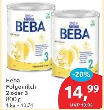 Budni Beba Folgemilch 2 ode 3 Angebot