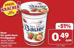 Famila Nord West Bauer Der große Bauer Fruchtjoghurt Angebot