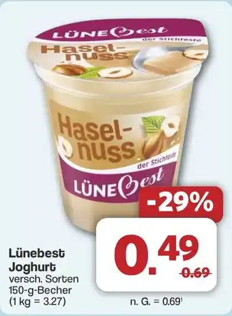 Famila Nord West Lünebest Joghurt Angebot