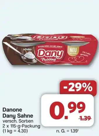 Famila Nord West Danone Dany Sahne Angebot