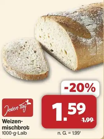 Famila Nord West Jeden Tag Weizen- mischbrot Angebot