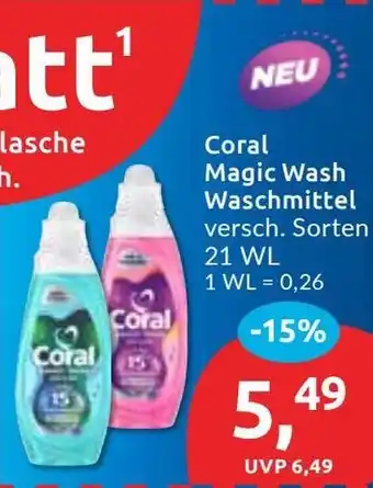 Budni Coral Magic Wash Waschmittel Angebot
