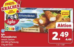 Famila Nord West iglo Fischstäbchen Angebot