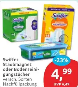 Budni Swiffer Staubmagnet oder Bodenreinigungstücher Angebot
