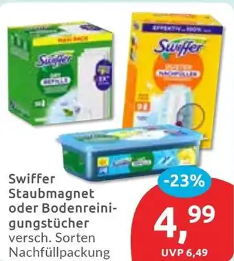 Budni Swiffer Staubmagnet oder Bodenreinigungstücher Angebot