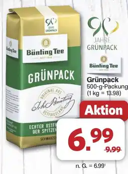 Famila Nord West Bünting Tee Grünpack Angebot