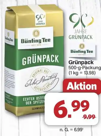 Famila Nord West Bünting Tee Grünpack Angebot