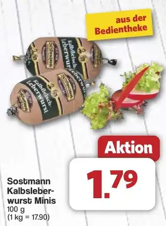 Famila Nord West Sostmann Kalbsleber- wurst Minis Angebot