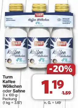 Famila Nord West Turm Kaffee Wölkchen oder Sahne Angebot