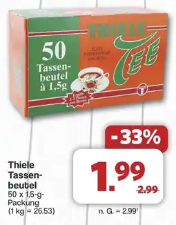 Famila Nord West Thiele Tassen- beutel Angebot