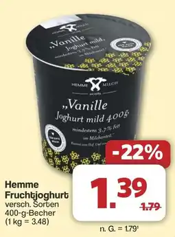 Famila Nord West Hemme Fruchtjoghurt Angebot