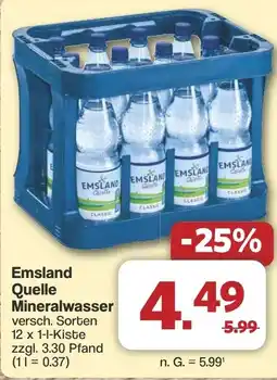 Famila Nord West Emsland Quelle Mineralwasser Angebot