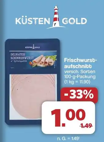 Famila Nord West KUSTEN GOLD Frischwurst- aufschnitt Angebot
