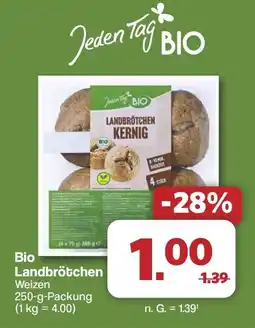 Famila Nord West Jeden Tag Bio Landbrötchen Angebot