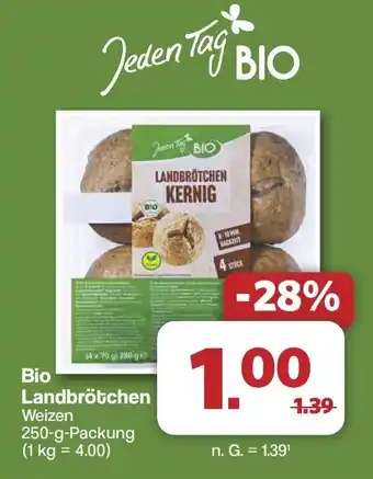 Famila Nord West Jeden Tag Bio Landbrötchen Angebot