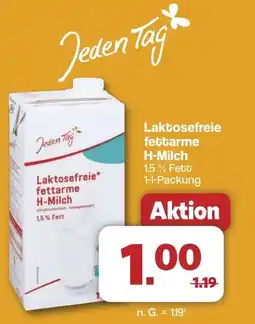 Famila Nord West Jeden Tag Laktosefreie* fettarme H-Milch Angebot