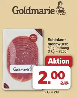 Famila Nord West Goldmarie Schinken- mettwurst Angebot