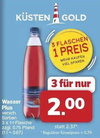 Famila Nord West KÜSTEN GOLD Wasser Plus Angebot