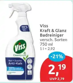 Budni Viss Kraft & Glanz Badreiniger Angebot