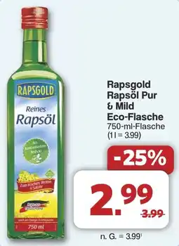 Famila Nord West Rapsgold Rapsöl Pur & Mild Eco-Flasche Angebot