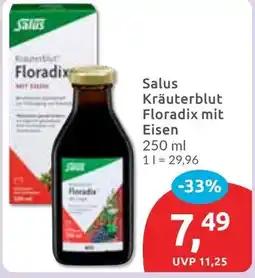 Budni Salus Kräuterblut Floradix mit Eisen Angebot