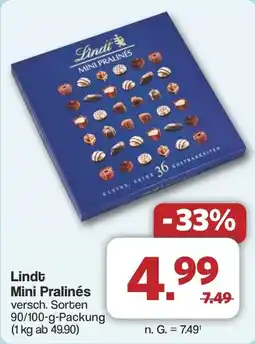 Famila Nord West Lindt Mini Pralinés Angebot