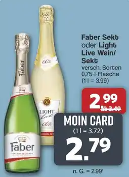 Famila Nord West Faber Sekt oder Light Live Wein/ Sekt Angebot