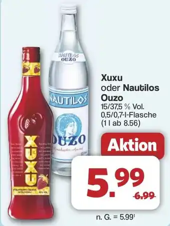 Famila Nord West Xuxu oder Nautilos Ouzo Angebot