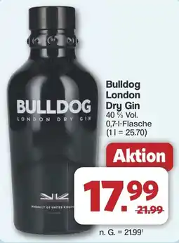 Famila Nord West Bulldog London Dry Gin Angebot