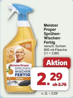Famila Nord West Meister Proper Sprühen- Wischen- Fertig Angebot