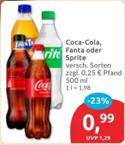 Budni Coca-Cola, Fanta oder Sprite Angebot