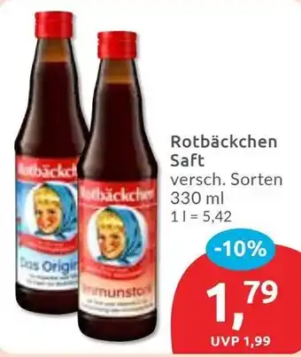 Budni Rotbäckchen Saft Angebot