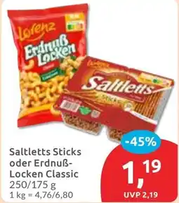 Budni Saltletts Sticks oder Erdnuẞ- Locken Classic Angebot