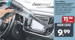 Famila Nord West 2 in 1 Akku- cleanmaxx Handstaubsauger* Angebot