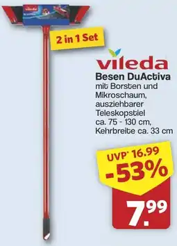 Famila Nord West vileda Besen DuActiva Angebot