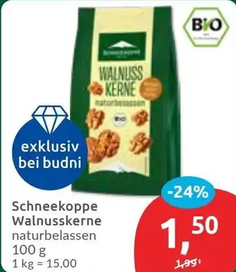 Budni Schneekoppe Walnusskerne Angebot