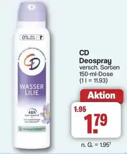 Famila Nord West CD Deospray versch. Sorten Angebot