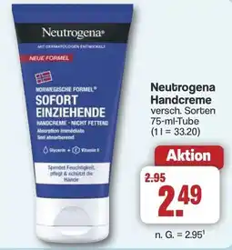 Famila Nord West Neutrogena Handcreme Angebot