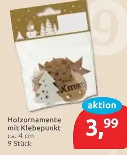 Budni Holzornamente mit Klebepunkt Angebot