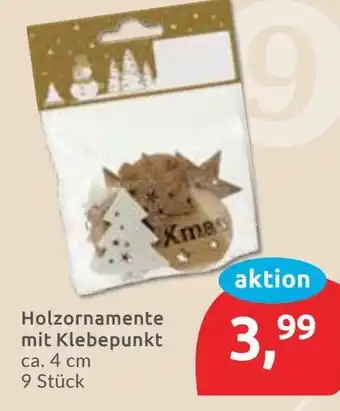 Budni Holzornamente mit Klebepunkt Angebot