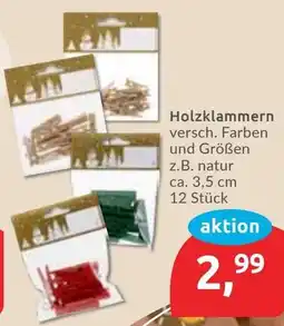 Budni Holzklammern Angebot